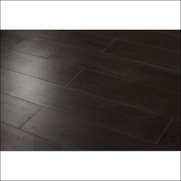 Plancher de bois d&#39;ingénierie de couleur noire antique de style (plancher en bois)